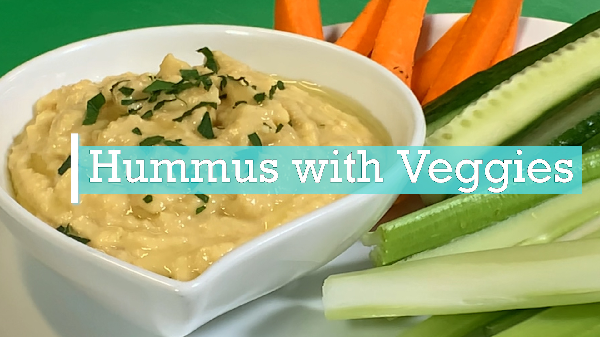 Hummus with veggies